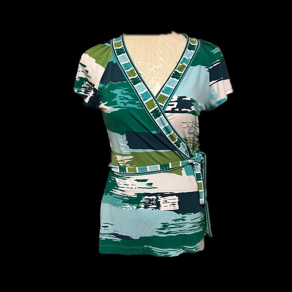 BCBG MaxAzria Wrap Top-S